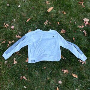 Women’s Medium Adidas White Sweater / Crew Neck